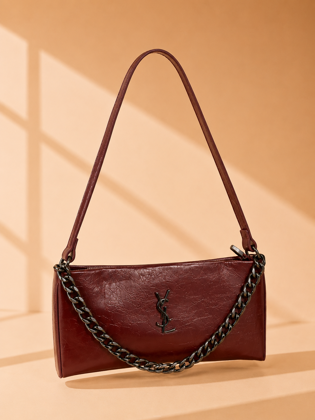 Bolsa Icon YSL Bordô