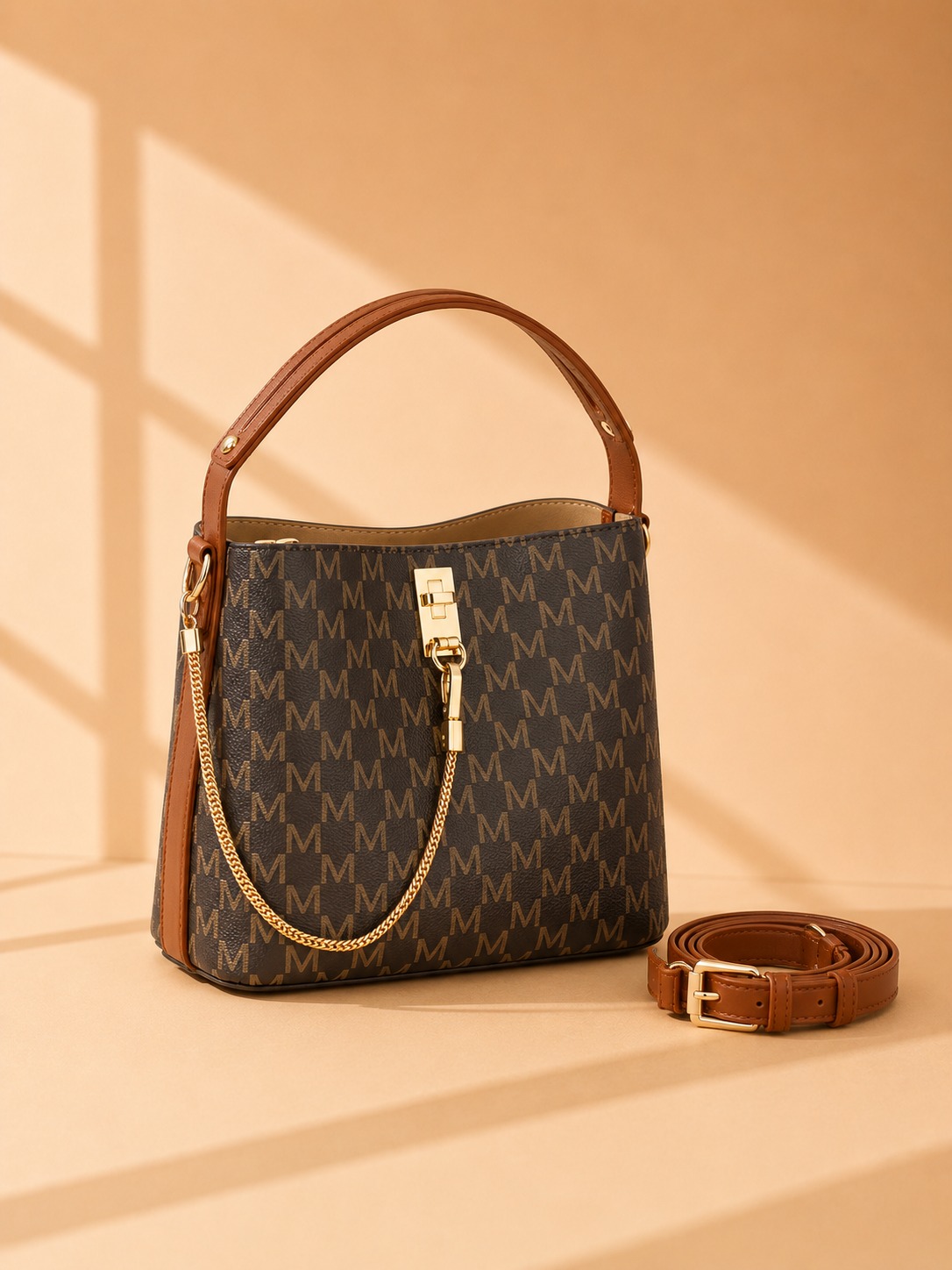 Bolsa Monaco Marrom