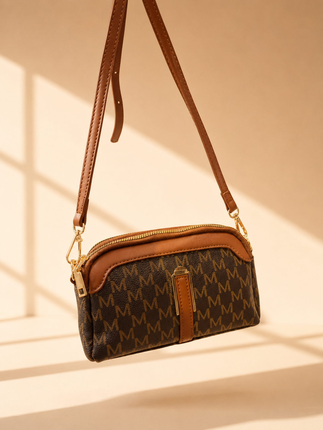 Bolsa Urban Monogram Marrom
